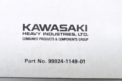 OEM Kawasaki 99924-1149-01 Service Manual JL650A