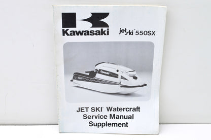 OEM Kawasaki 99924-1148-51 Service Manual Supplement JS550C1