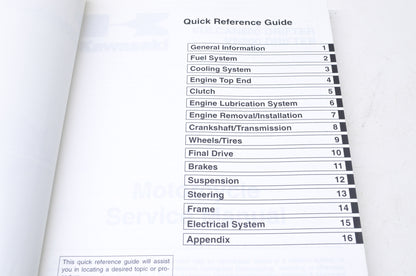 OEM Kawasaki 99924-1270-04 Service Manual VN800E