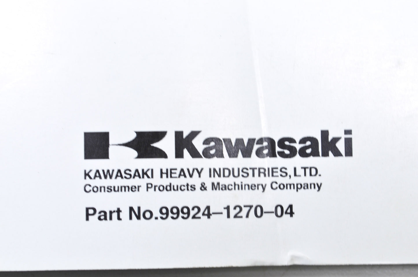 OEM Kawasaki 99924-1270-04 Service Manual VN800E