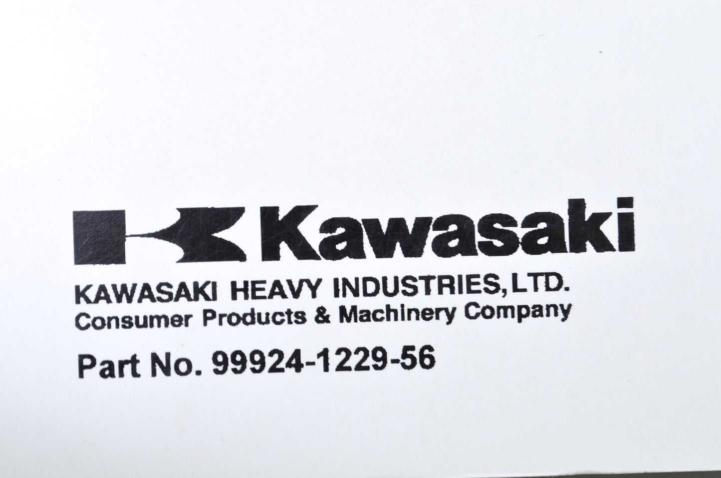 OEM Kawasaki 99924-1229-56 Service Manual Supplement VN1500E