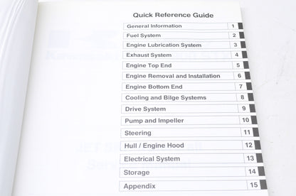 OEM Kawasaki 99924-1205-01 Service Manual JT900A/B