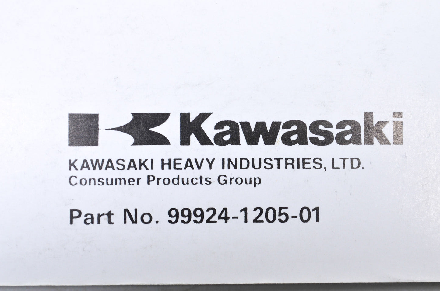 OEM Kawasaki 99924-1205-01 Service Manual JT900A/B