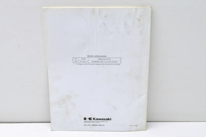 OEM Kawasaki 99924-1203-51 Service Manual Supplement JT1100A