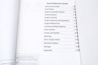 OEM Kawasaki 99924-1203-51 Service Manual Supplement JT1100A