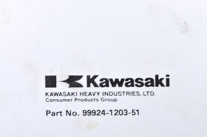 OEM Kawasaki 99924-1203-51 Service Manual Supplement JT1100A