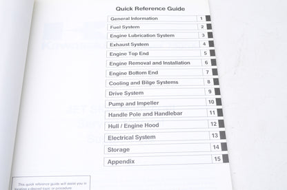 OEM Kawasaki 99924-1189-51 Service Manual Supplement JS750B