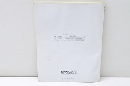 OEM Kawasaki 99924-1164-51 Service Manual Supplement JT750A