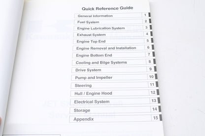 New OEM Kawasaki 1994 Jet Ski XiR Base Manual Watercraft Service Manual NOS