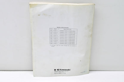 OEM Kawasaki 99924-1177-53 Service Manual Supplement JH750ABEF
