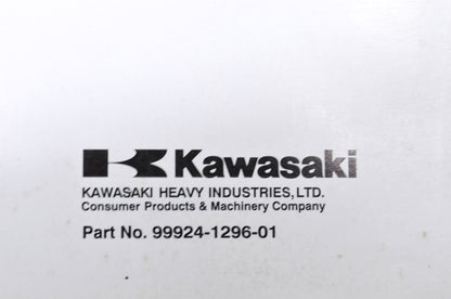 OEM Kawasaki 99924-1296-01 Service Manual KSF80