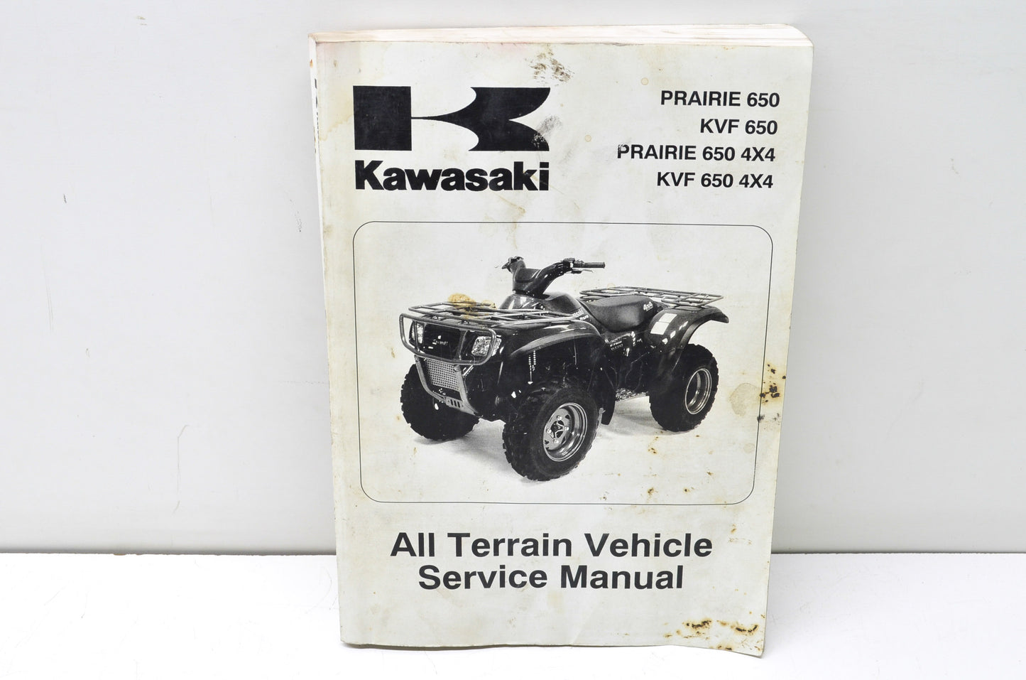OEM Kawasaki 99924-1261-04 Service Manual KVF650A/B