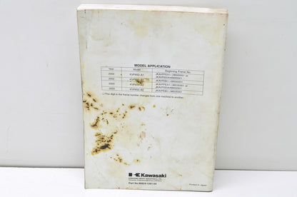OEM Kawasaki 99924-1261-04 Service Manual KVF650A/B