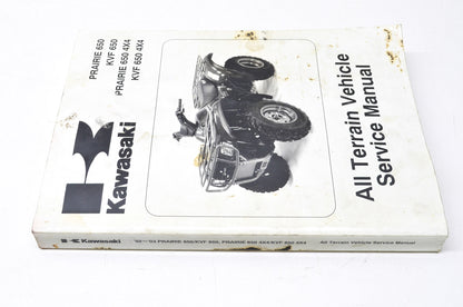 OEM Kawasaki 99924-1261-04 Service Manual KVF650A/B