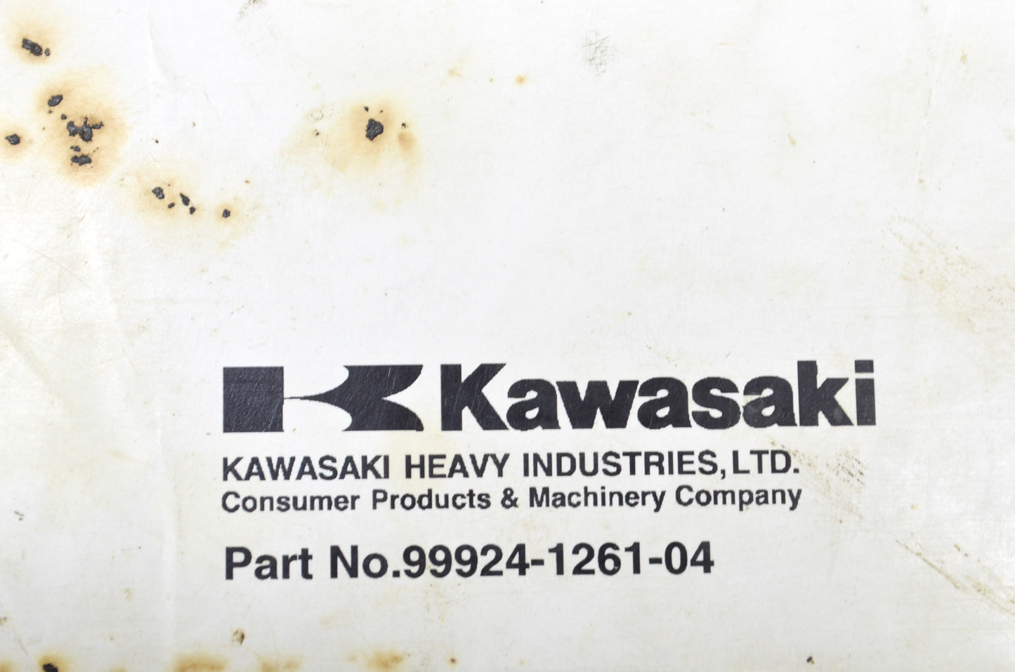 OEM Kawasaki 99924-1261-04 Service Manual KVF650A/B