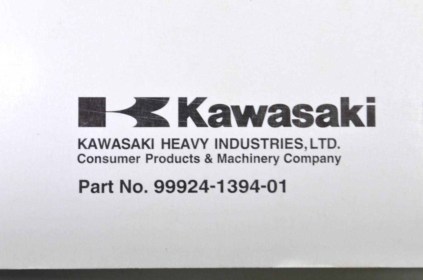 OEM Kawasaki 99924-1394-01 Service Manual KVF750D/E/F NOS