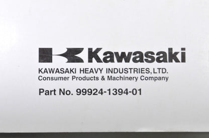 OEM Kawasaki 99924-1394-01 Service Manual KVF750D/E/F NOS