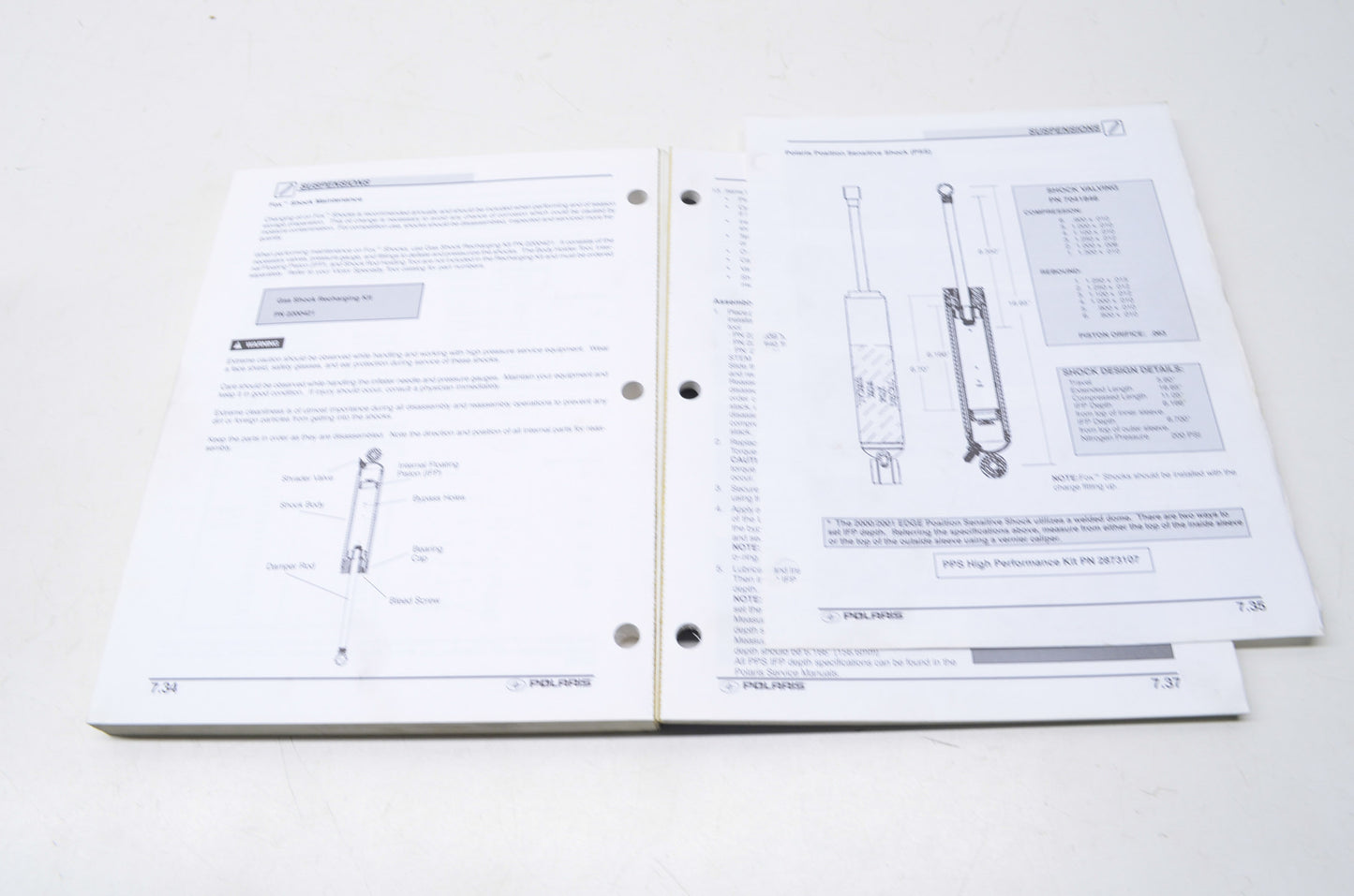 OEM Polaris 9917367 Service Manual 02 XC/XC SP/800 XCR