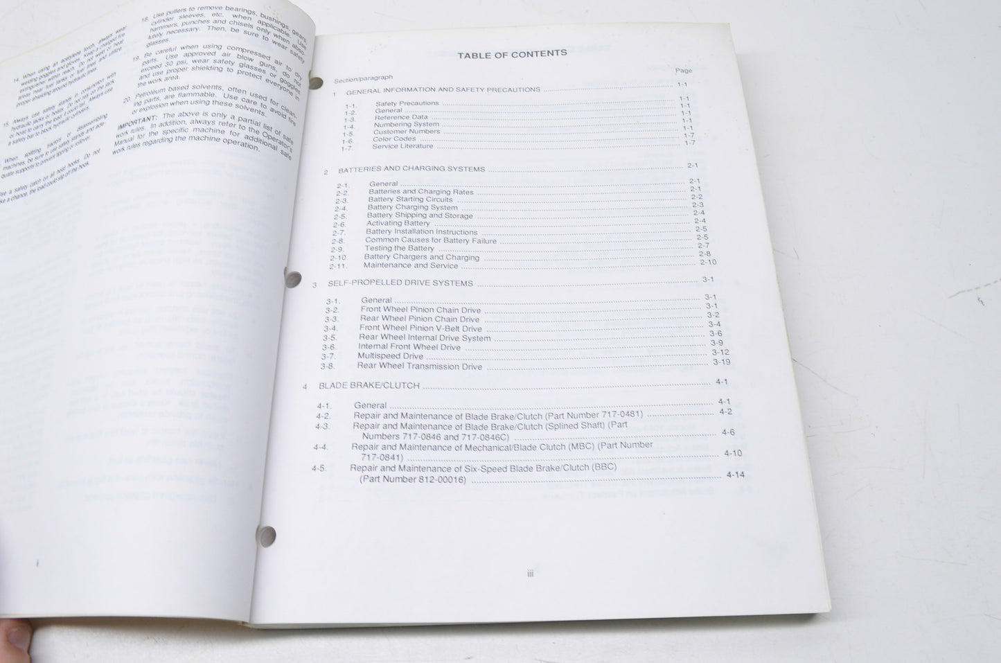 White Outdoor Power 770-8912K Technical Service Handbook
