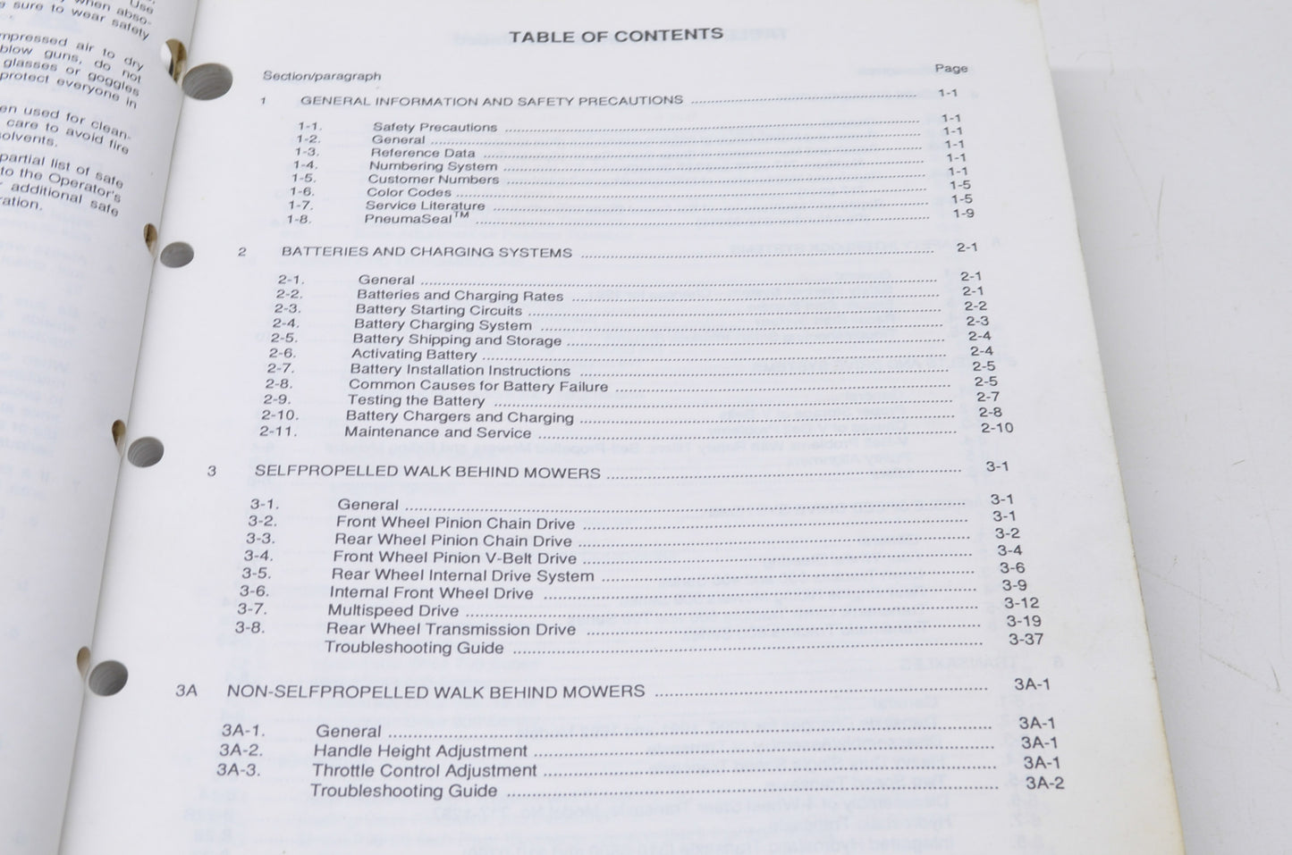 White Outdoor Power 770-8912L Technical Service Handbook