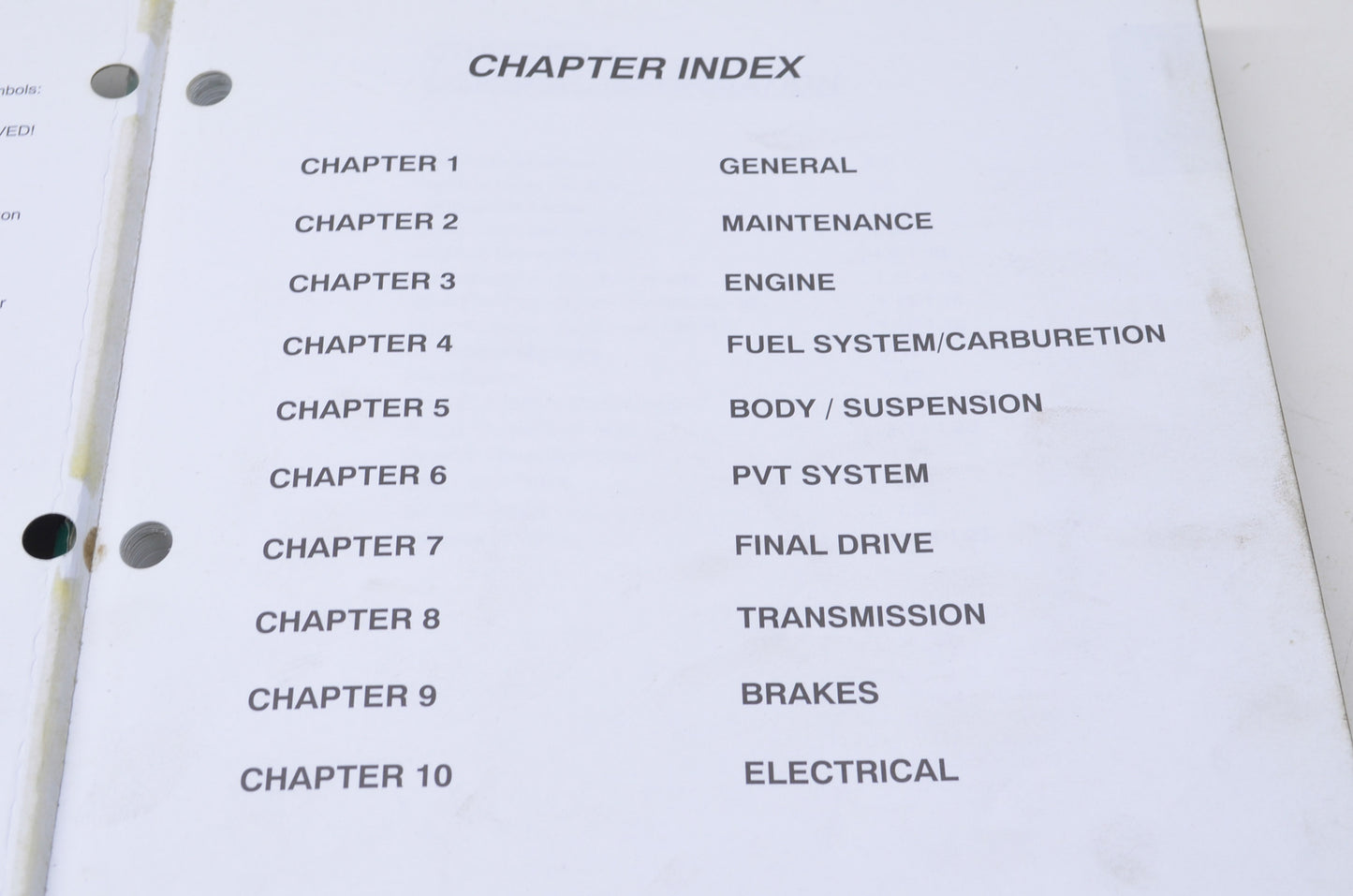 OEM Polaris 2001 Sportsman 400/500 DUSE & H.O. Service Manual