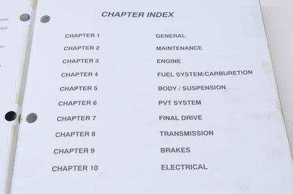 OEM Polaris 2001 Sportsman 400/500 DUSE & H.O. Service Manual