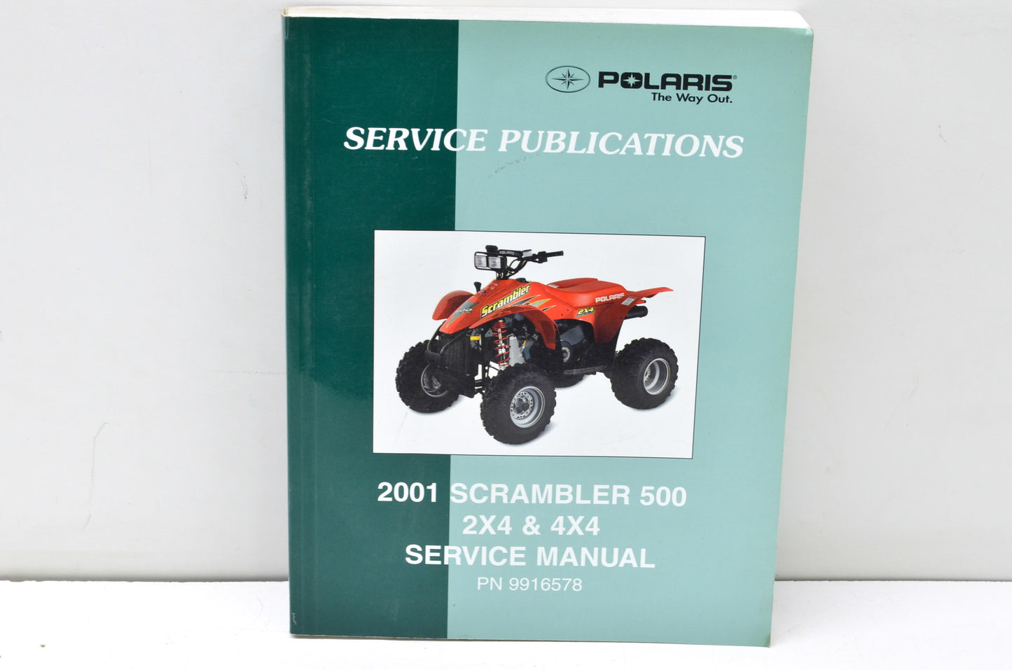 OEM Polaris 9916578 Service Manual 01 Scrambler NOS
