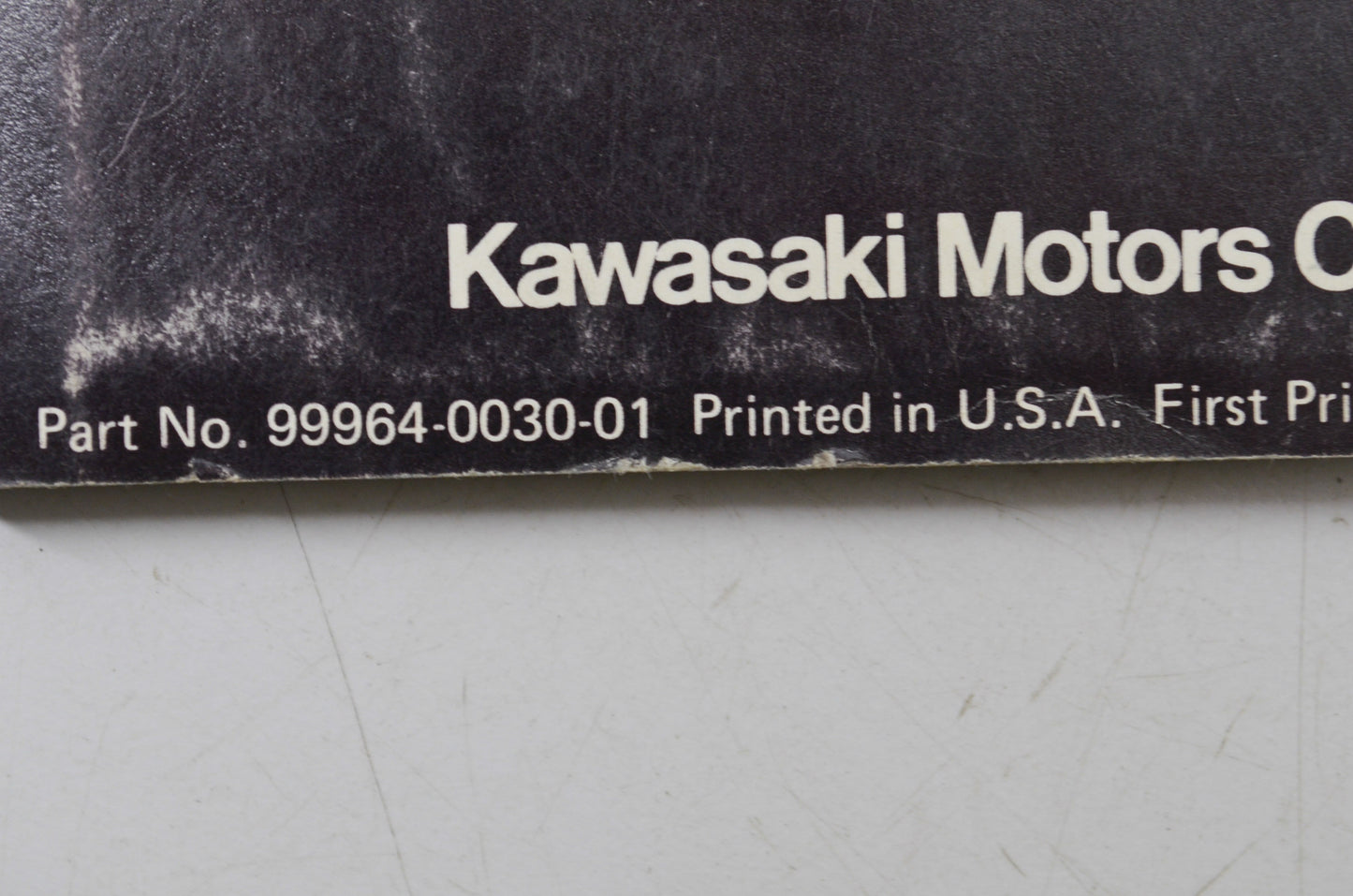 OEM Kawasaki 99964-0030-01 Owner's Manual KZ1000B2