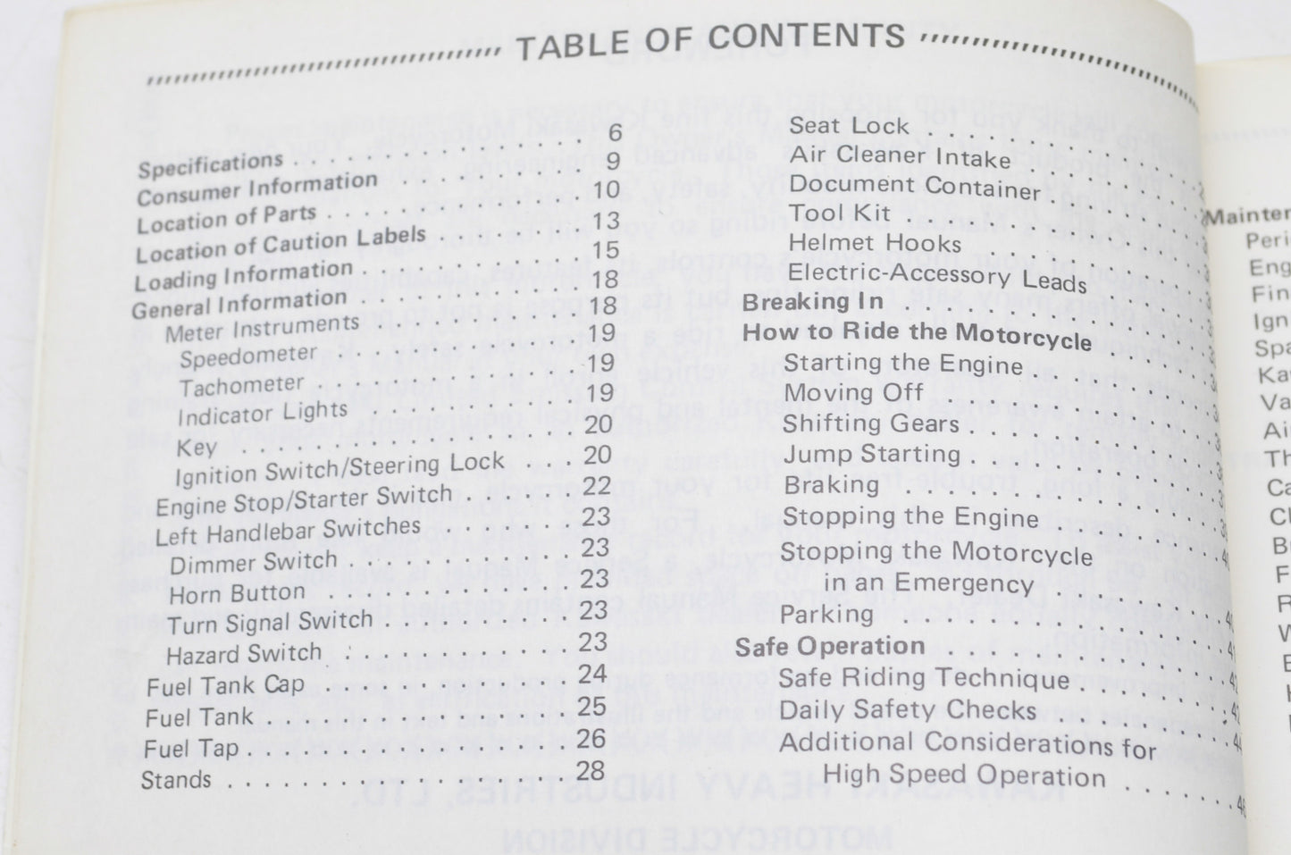 OEM Kawasaki 99920-1183-01 Owner's Manual KZ750F1