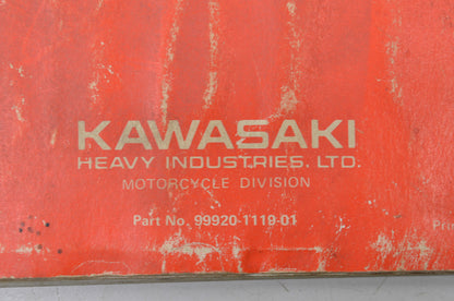 OEM Kawasaki 99920-1119-01 Owner's Manual KE100A10