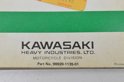 OEM Kawasaki 99920-1135-01 Owner's Manual KZ550A3