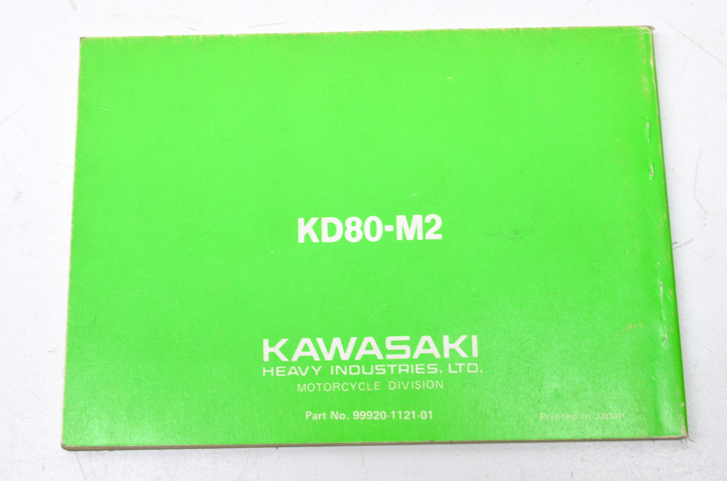 OEM Kawasaki 99920-1121-01 Owner's Manual KD80M2