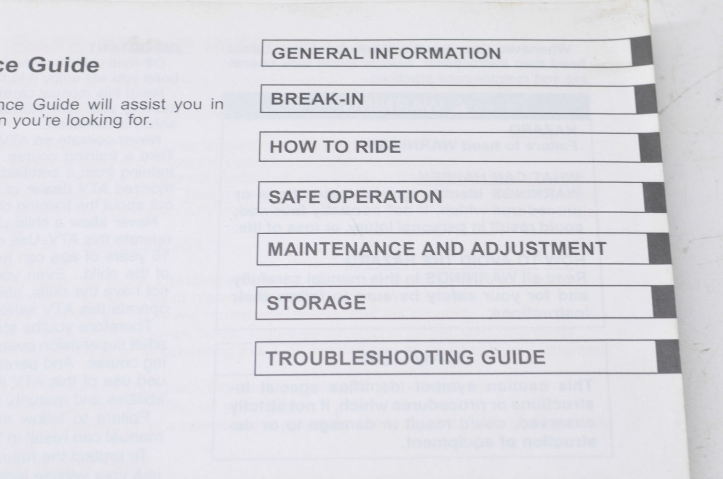 OEM Kawasaki Prairie 700 4x4 Owner's Manual