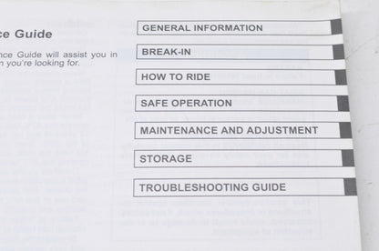 OEM Kawasaki Prairie 700 4x4 Owner's Manual