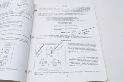 Ariens ESM-93 Electric Quick Reference Guide