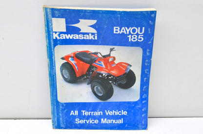 OEM Kawasaki 99924-1058-01 Service Manual KLF185A