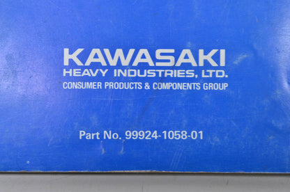 OEM Kawasaki 99924-1058-01 Service Manual KLF185A