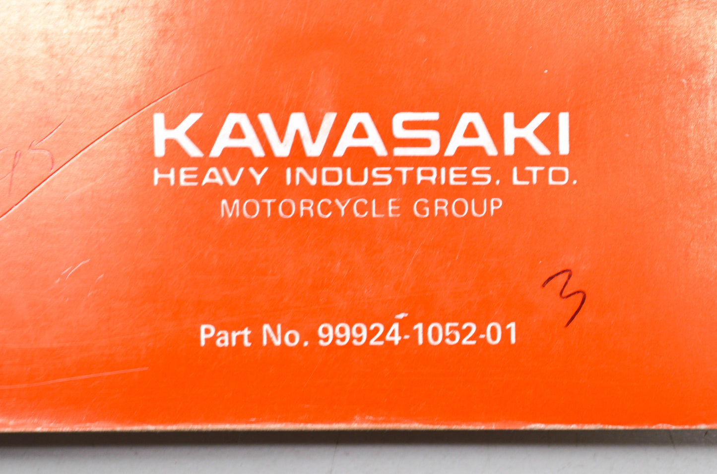 OEM Kawasaki 99924-1052-01 1985 KLT160 Service Manual
