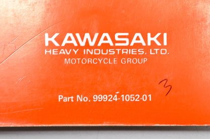OEM Kawasaki 99924-1052-01 1985 KLT160 Service Manual