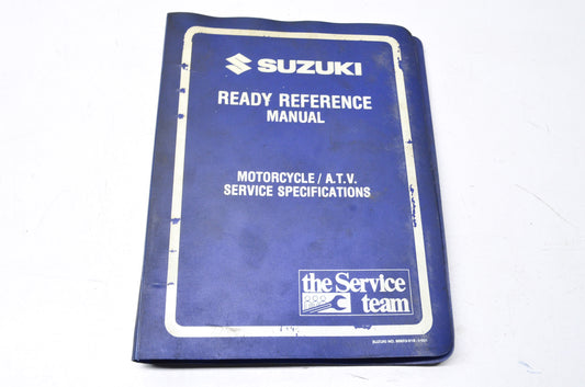 OEM Suzuki 99923-03881 88 'J' Model Service Spec. Manual