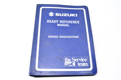 OEM Suzuki 99923-03931 1993 'P' Model Ready Reference & Service Specifications M