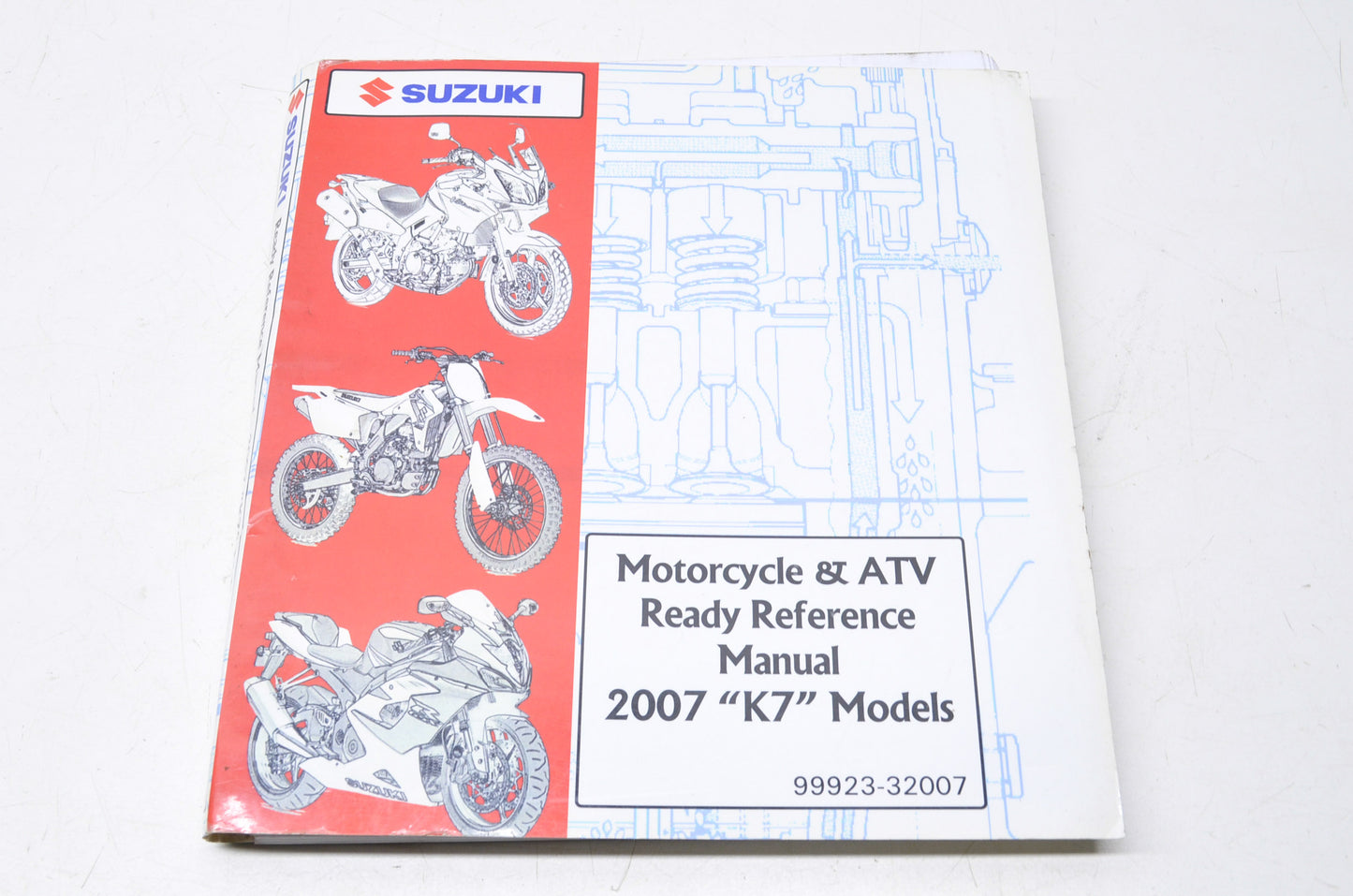 OEM Suzuki 99923-32007 Motorcycle & ATV Ready Reference Manual 2007 'K7' Models
