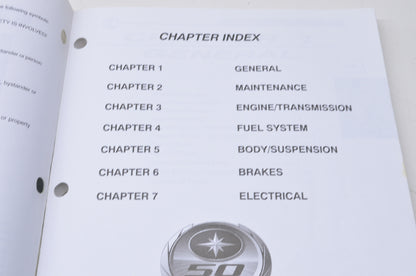 OEM Polaris 9919514 Service Manual 05 Predator 500