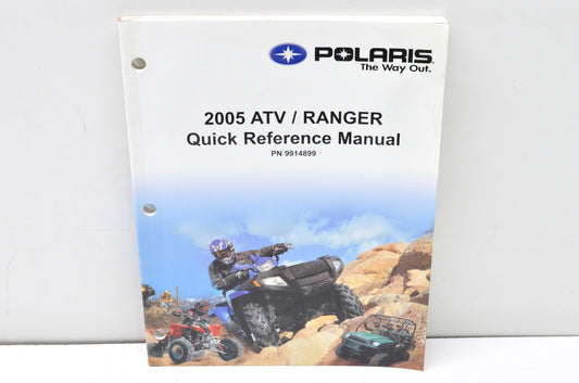 OEM Polaris 9914899 2005 ATV/Ranger Quick Reference Manual