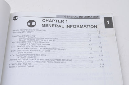 OEM Polaris 9914899 2005 ATV/Ranger Quick Reference Manual