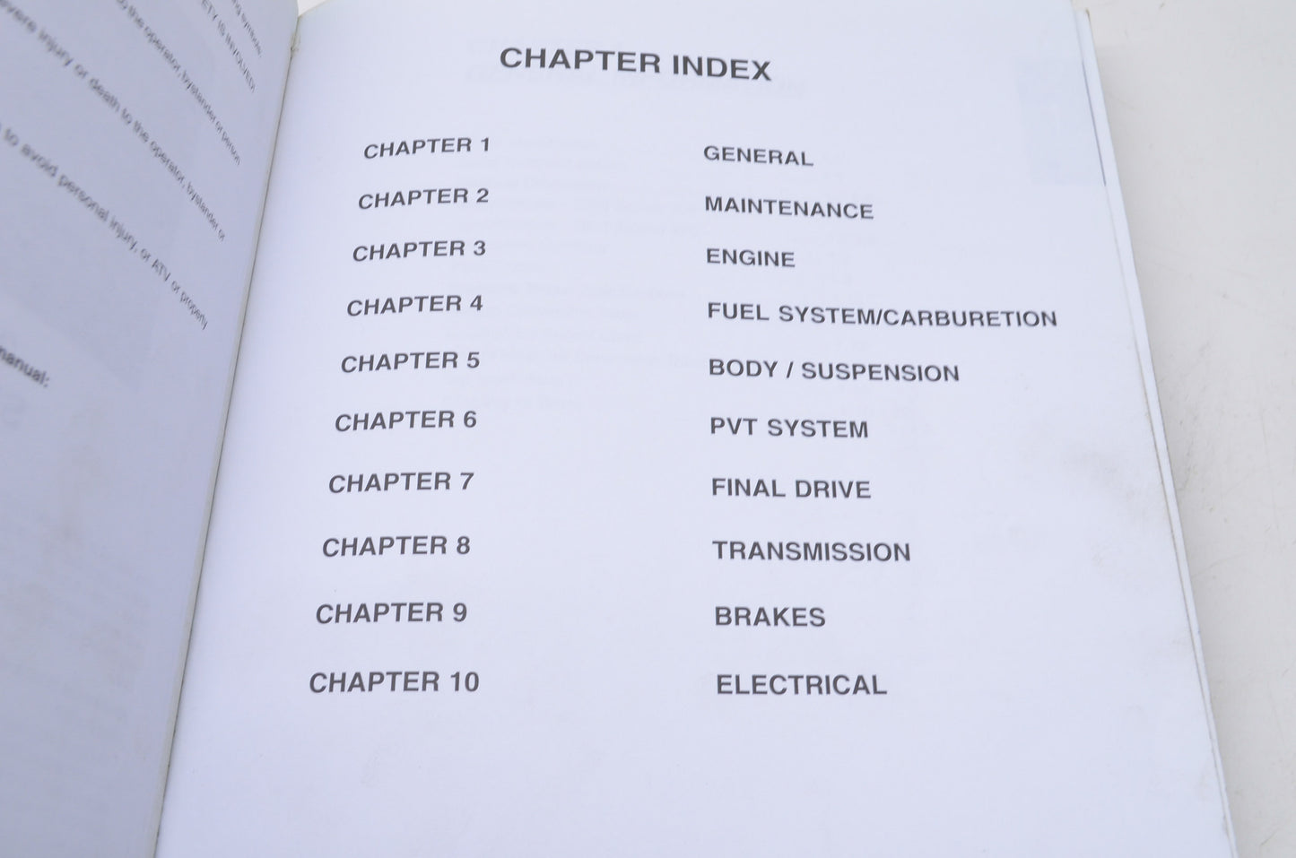 OEM Polaris 9915976 Service Manual 00 XPLORER 250/400