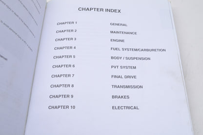 OEM Polaris 9915976 Service Manual 00 XPLORER 250/400