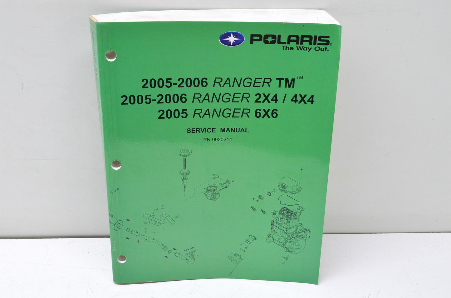 OEM Polaris 9920214 Service Manual 06 Ranger 500 2X4/4X4/TM NOS