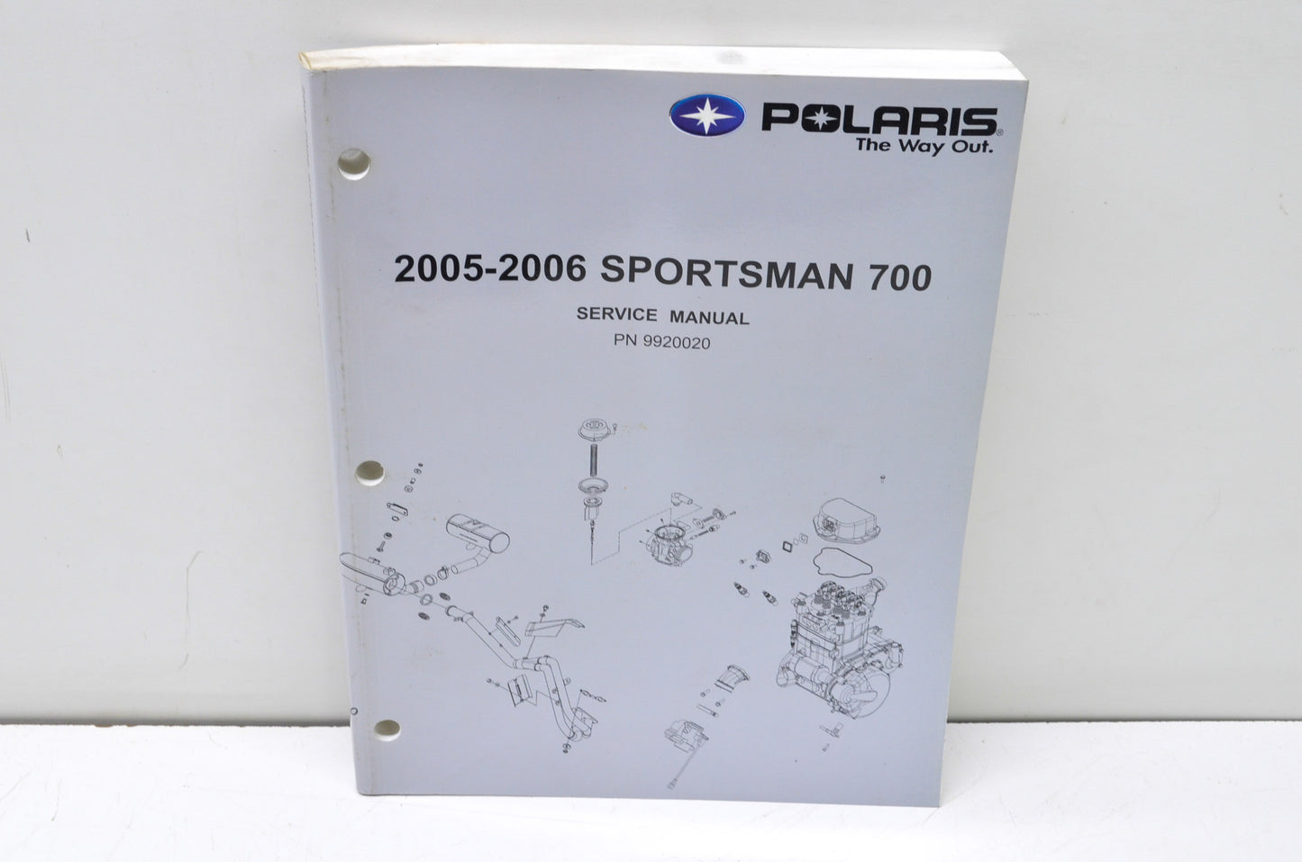 OEM Polaris 9920020 Service Manual 06 Sportsman 700