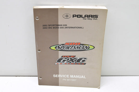 OEM Polaris 9917207 Service Manual 02 Sportsman 6X6